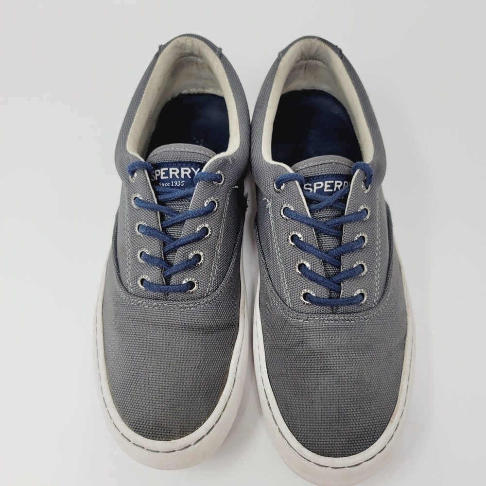 Sperry Top Sider Mens Sneakers Sz 9 M Cutter CVO Ballistic Grey STS15289 - Picture 5 of 12